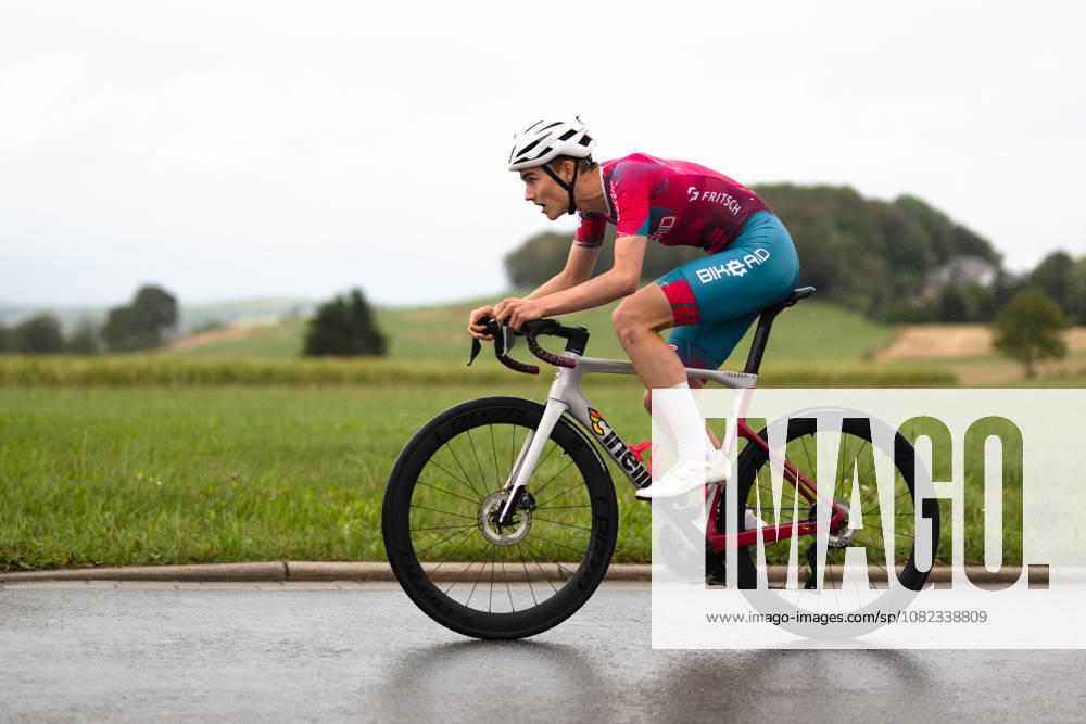 Cycling, Stage 1 of the Sauerland Tour, 13.5-km individual time trial, September 4, 2026 Anton Metternich GER, BIKE AID Südliche Weinstrasse Team Brilon North Rhine-Westphalia Germany
