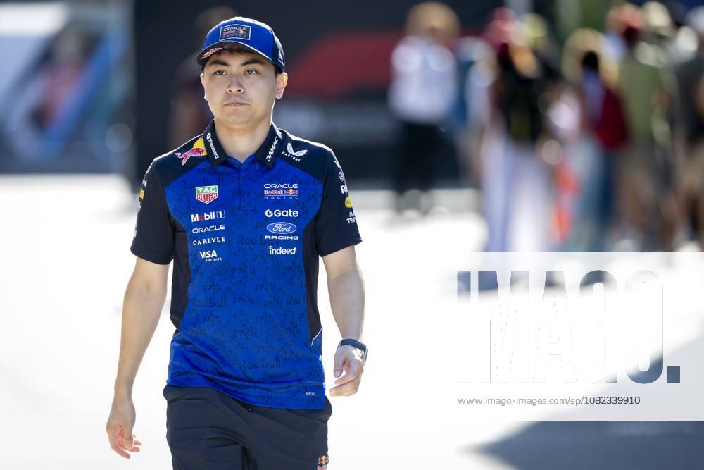 MONZA - Ayumu Iwasa reserve driver for Red Bull Racing ahead of the first free practice session at the Autodromo di Monza ahead of the Italian Grand Prix. SANDER KONING ANP ANPxSportx IVx 567024705 originalFilename: 567024705