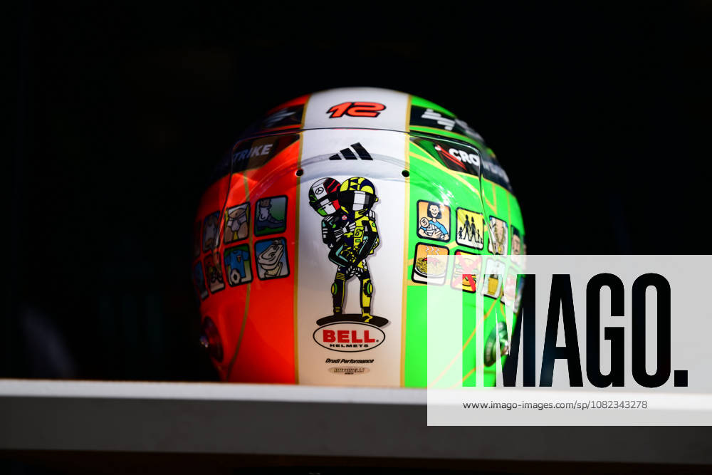 F1 Grand Prix of Italy - Practice Andrea Kimi Antonelli s special helmet during the free practice session of the Formula 1 Italian Grand Prix at the Autodromo Nazionale di Monza in Monza, Italy, on September 4, 2026. Monza Lombardy Italy