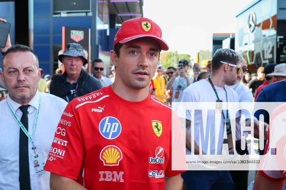 Charles Leclerc, Scuderia Ferrari HP 16, in the paddock; Free Practice 1; Italian Grand Prix; Motorsports; Men; Formula 1; September 4, 2026; Monza, Lombardy, Italy