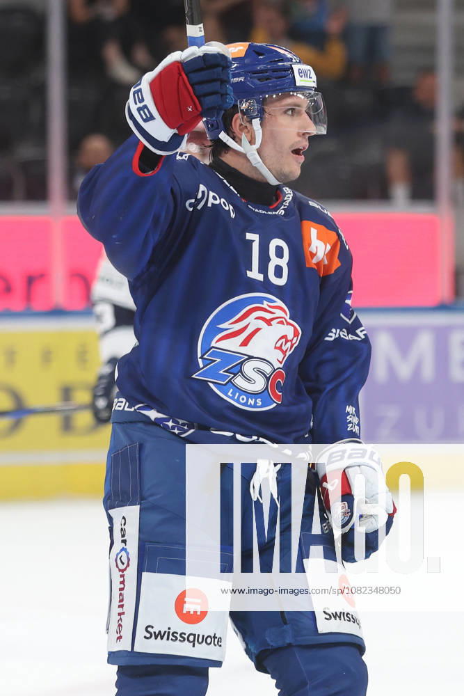 Zurich, SWITZERLAND, Swiss Life Arena, 2026–2027 Ice Hockey Season, Exhibition Game: ZSC Lions vs. Schwenninger Wild Wings, Nicolas Baechler, ZSC Lions