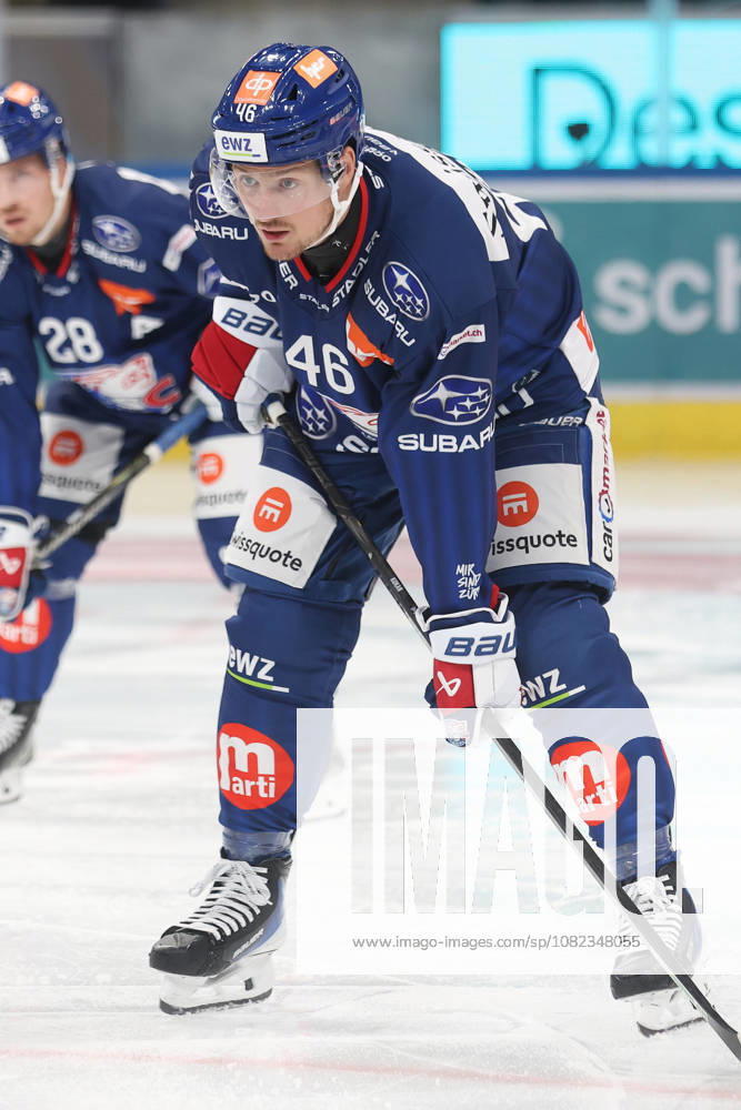 Zurich, SWITZERLAND, Swiss Life Arena, 2026–2027 Ice Hockey Season, Exhibition Game: ZSC Lions vs. Schwenninger Wild Wings, Dean Kukan, ZSC Lions