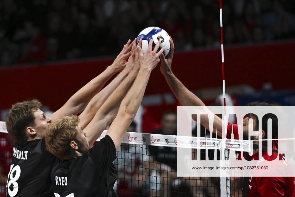 Turkiye v Denmark - CEV EuroVolley 2026 Men Friendly Match ANKARA, TURKIYE - SEPTEMBER 4: Mads Kyed (21) of Denmark in action during a friendly match ahead of the 2026 CEV Men s European Volleyball Championship between Turkiye and Denmark at Baskent Volleyball Hall in Ankara, Turkiye, on September 4, 2026. Ismail Kaplan Anadolu Ankara Turkey. Editorial use only. Please get in touch for any other usage.