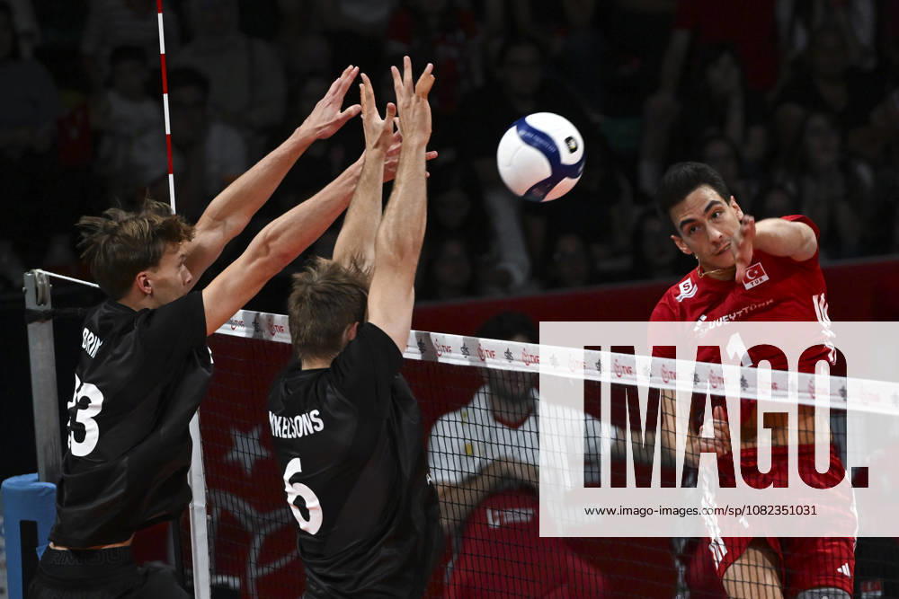 Turkiye v Denmark - CEV EuroVolley 2026 Men Friendly Match ANKARA, TURKIYE - SEPTEMBER 4: Kaan Gurbuz (1) of Turkiye in action during a friendly match ahead of the 2026 CEV Men s European Volleyball Championship between Turkiye and Denmark at Baskent Volleyball Hall in Ankara, Turkiye, on September 4, 2026. Ismail Kaplan Anadolu Ankara Turkey. Editorial use only. Please get in touch for any other usage.