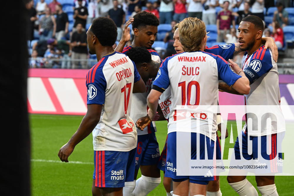 Football : Olympique Lyonnais v Auxerre - French ligue 1- 04 09 2026 Lois OPENDA of Lyon during the French ligue 1 match between Olympique Lyonnais and Auxerre at Groupama Stadium Decines Charpieu Lyon on September 04, 2026 , France LYONFrance