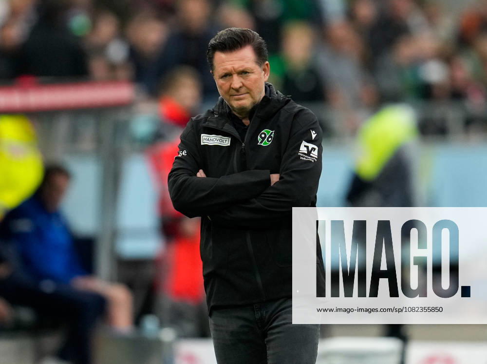Christian Titz, Hannover 96 Head Coach, reacts to the match between Hannover 96 and Karlsruher SC, 2. Bundesliga, Matchday 4, 2026–27 season, Heinz von Heiden Arena, Hannover, September 4, 2026 DFL regulations prohibit any use of photographs as image sequences and or quasi-video GER, Hannover 96 vs. Karlsruher SC, 2. Bundesliga, Matchday 4, 2026–27 season, September 4, 2026, Hannover