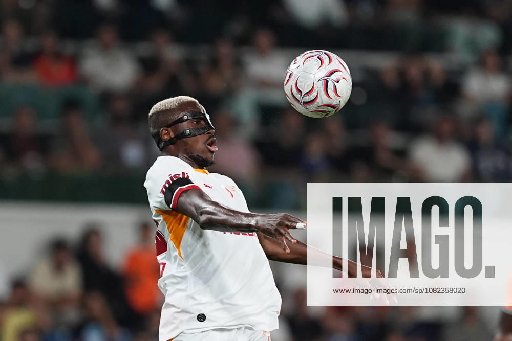 Istanbul Basaksehir v Galatasaray - Turkish Super Lig ISTANBUL, TURKIYE - SEPTEMBER 4: Victor Osimhen (45) of Galatasaray in action during the Turkish Super Lig 4th week football match between Istanbul Basaksehir and Galatasaray at Basaksehir Fatih Terim Stadium in Istanbul, Turkiye on September 4, 2026. Adem Kutucu Anadolu Istanbul Turkey. Editorial use only. Please get in touch for any other usage.
