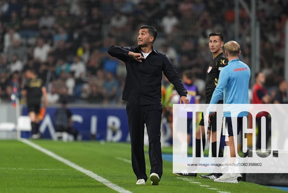Istanbul Basaksehir v Galatasaray - Turkish Super Lig ISTANBUL, TURKIYE - SEPTEMBER 4: Head coach Nuri Sahin of Basaksehir gives tactics to his team during the Turkish Super Lig 4th week football match between Istanbul Basaksehir and Galatasaray at Basaksehir Fatih Terim Stadium in Istanbul, Turkiye on September 4, 2026. Adem Kutucu Anadolu Istanbul Turkey. Editorial use only. Please get in touch for any other usage.