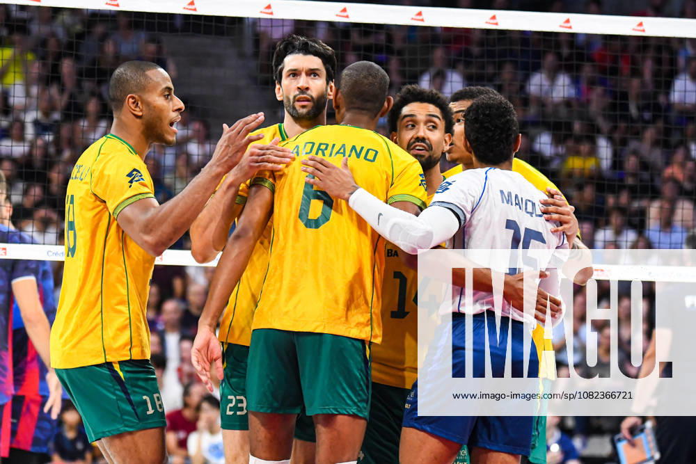 Joie des joueurs Brésilien