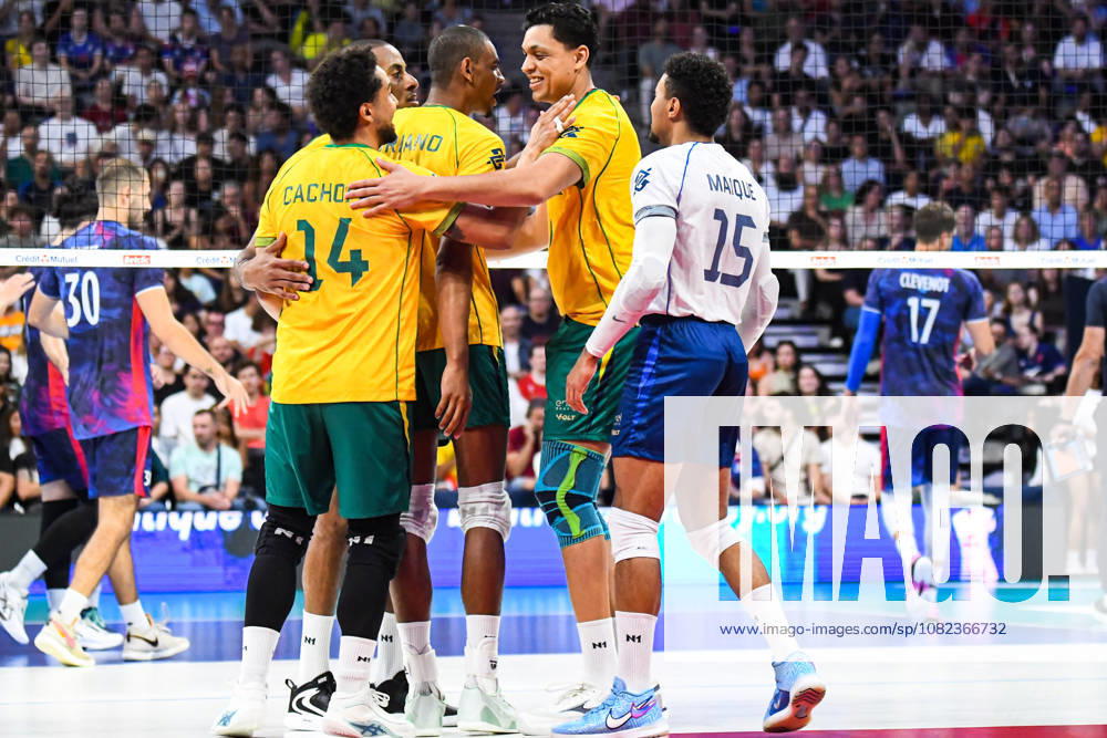 Joie des joueurs Brésilien