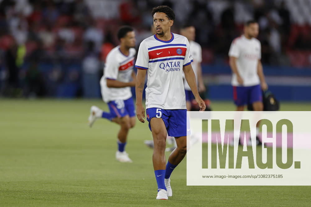 MARQUINHOS of Paris Saint Germain during warm-up of League 1 McDonald s, Day 03 match between PSG and AS MONACO at Parc Des Princes stadium - on September 04 2026. Paris - France Paris France - ZUMAb253 20260904_zsp_b253_006