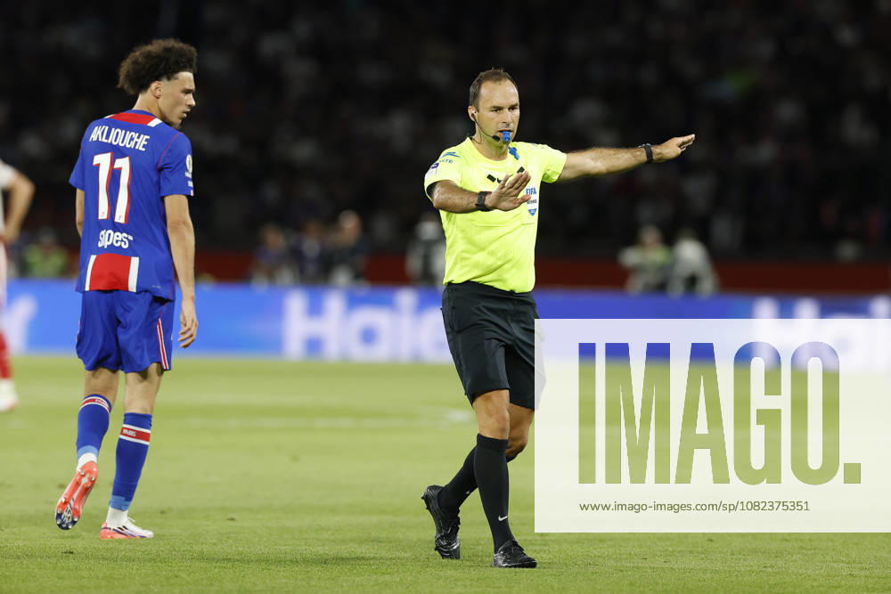 Jerome BRISARD , referee, n action during League 1 McDonald s, Day 03 match between PSG and AS MONACO at Parc Des Princes stadium - on September 04 2026. Paris - France Paris France - ZUMAb253 20260904_zsp_b253_044