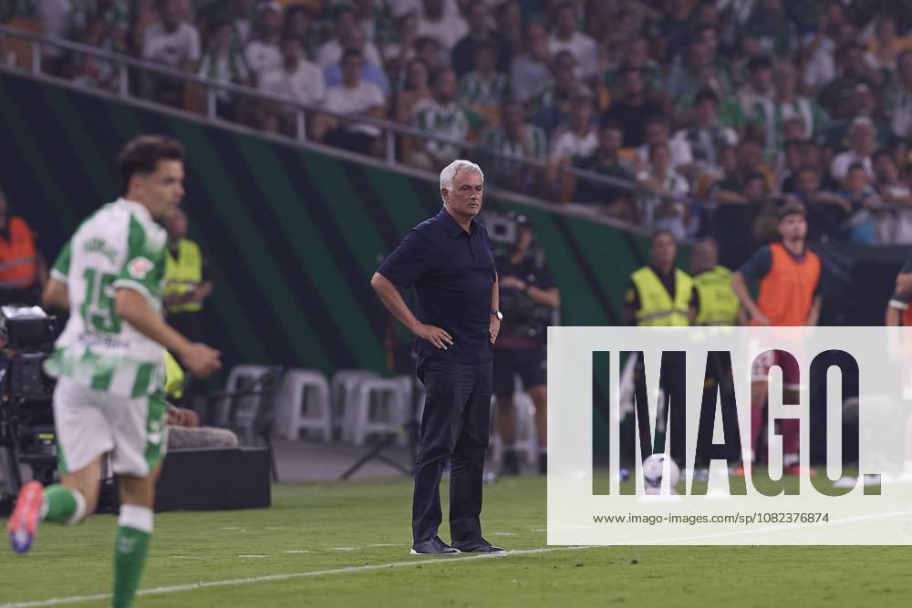 LaLiga EA SPORTS 2026 2027 - Real Betis Balompie and Real Madrid CF in Seville, Spain - 04 Sep 2026 Coach Jose Mourinho (Real Madrid CF) looks on during the LaLiga EA SPORTS 2026 2027 match between Real Betis Balompie and Real Madrid CF Final score: Real Betis Balompie 1-0 Real Madrid CF Seville Spain