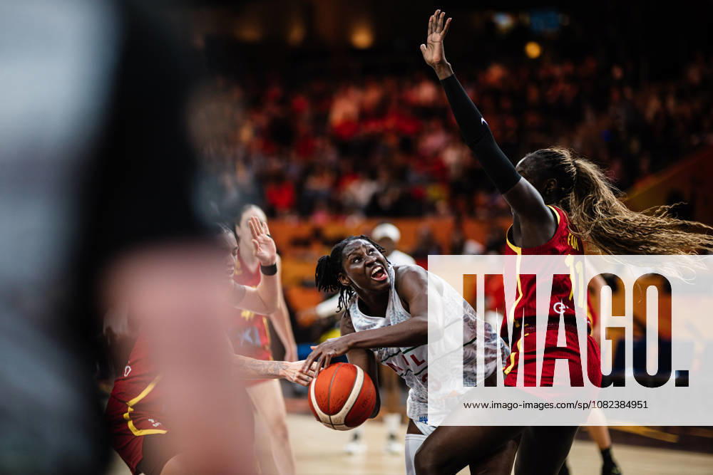 2026 FIBA Women’s Basketball World Cup: Mali vs. Spain, September 5, 2026—Sika Kone (Mali, 23) vs. Awa Fam (Spain, 11)—Basketball, FIBA Women’s Basketball World Cup 2026, Group Stage, Group A, Matchday 2: Mali vs. Spain on September 5, 2026, at the Max Schmeling Halle, Berlin