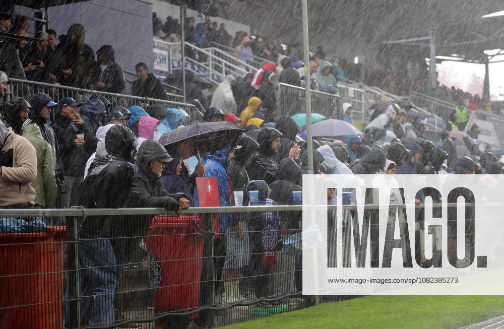 Severe Weather, Heavy Rain in Kiel Soccer, Men s, 2026–2027 Season, 2. Bundesliga, Holstein Stadium, Holstein Kiel vs. 1. FC Nuremberg DFL REGULATIONS PROHIBIT ANY USE OF PHOTOGRAPHS AS IMAGE SEQUENCES AND OR QUASI-VIDEO