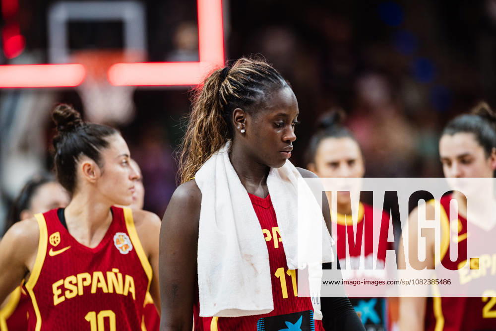 2026 FIBA Women s Basketball World Cup: Mali vs. Spain, September 5, 2026. Disappointed faces on the Spanish team—here, Awa Fam Spain, 11 Basketball, FIBA Women’s Basketball World Cup 2026, group stage, Group A, Matchday 2: Mali vs. Spain on September 5, 2026, at the Max Schmeling Halle, Berlin