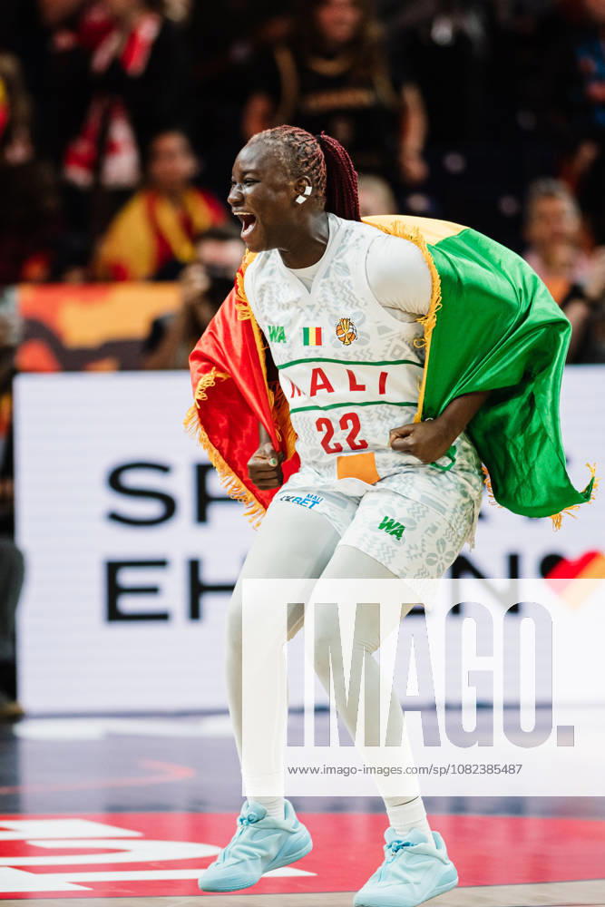 2026 FIBA Women’s Basketball World Cup: Mali vs. Spain, September 5, 2026—Mali defeats Spain; here is Kamite Elisabeth Dabou of Mali, age 22, basketball, FIBA Women’s Basketball World Cup 2026, group stage, Group A, Matchday 2: Mali vs. Spain on September 5, 2026, at the Max Schmeling Halle, Berlin