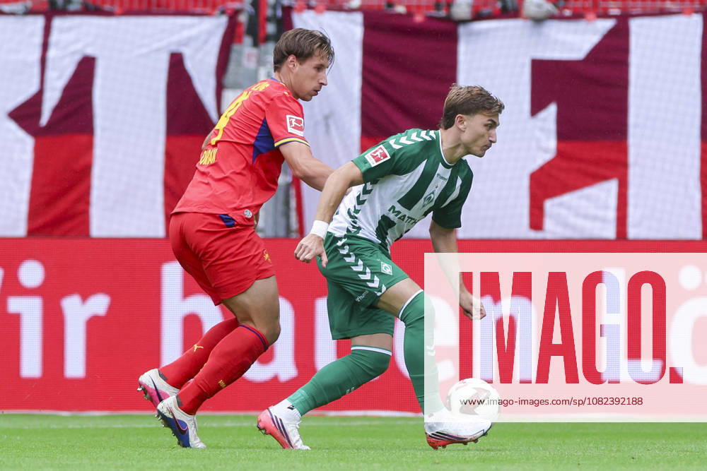 Willi Orban of RB Leipzig and Ivan San Jose Cantalejo Chuki of Werder Bremen battle for the ball during the Bundesliga match between SV Werder Bremen and RB Leipzig at Weserstadion on September 5, 2026, in Bremen, Germany. Photo by Marco Steinbrenner, DeFodi Images. Willi Orban of RB Leipzig and Ivan San Jose Cantalejo Chuki of Werder Bremen battle for the ball during the Bundesliga match between SV Werder Bremen and RB Leipzig at Weserstadion on September 5, 2026 in Bremen, Germany. Photo by Marco Steinbrenner, DeFodi Images. DFB and DFL regulations prohibit any use of photographs as image sequences and or quasi-video. Photo by Marco Steinbrenner, DeFodi Images