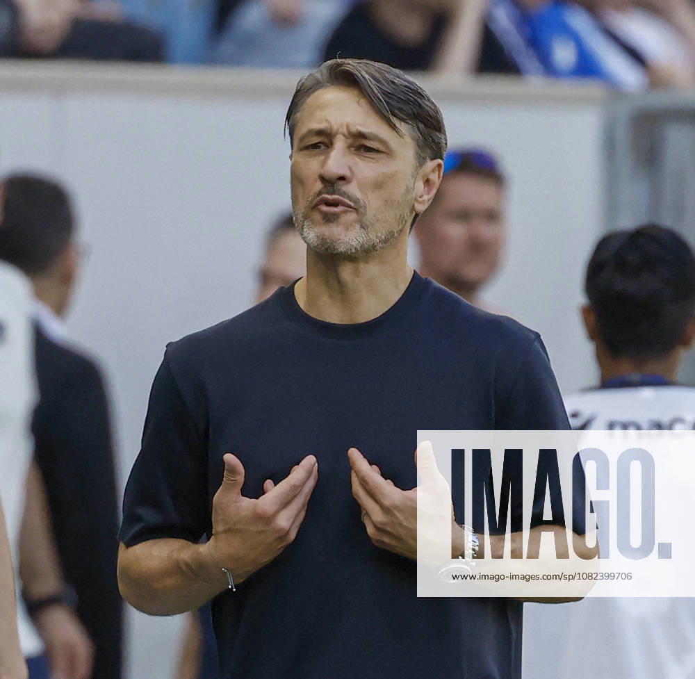 Pictured: Coach Niko Kovac of Borussia Dortmund giving instructions, September 5, 2026, TSG 1899 Hoffenheim vs. Borussia Dortmund, Bundesliga 1, Matchday 2, Germany, Sinsheim, SNP Arena. DFL regulations prohibit any use of photographs as image sequences and or quasi-video.