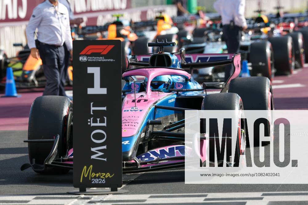 Pierre Gasly of BWT Alpine 10 takes pole position in the race; Qualifying, Italian Grand Prix, Motorsports, Men, Formula 1, September 5, 2026, Monza, Lombardy, Italy