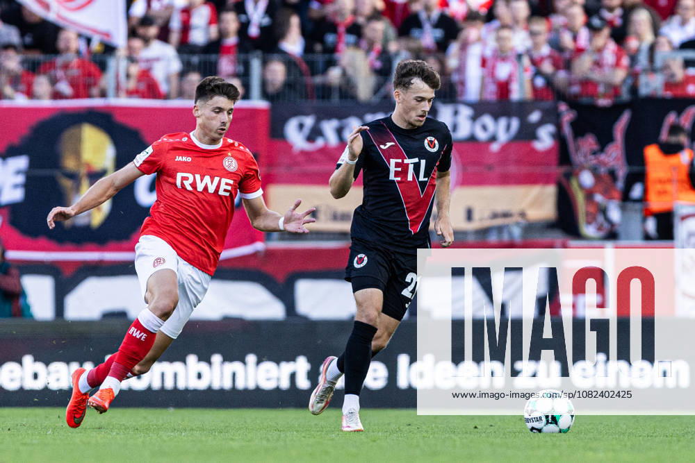 3rd Division Rot Weiss Essen vs. FC Viktoria Köln, September 5, 2026, Semir Telalovic (Rot Weiss Essen), 17, Lucas Wolf, FC Viktoria Köln, 21 3rd Division Rot-Weiss Essen vs. FC Viktoria Köln, Stadion an der Hafenstraße, Essen, September 5, 2026 DFL regulations prohibit any use of photographs as image sequences and or quasi-video