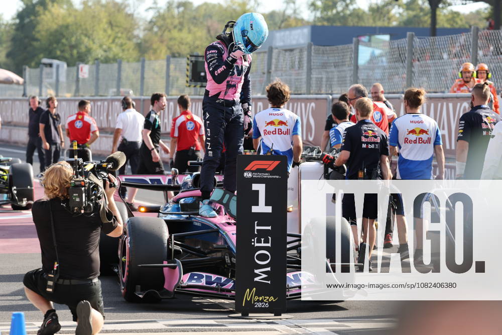 IPA88153112 - Pierre Gasly (FRA) - BWT Alpine F1 Team after the qualifying session for the 2026 Formula 1 Pirelli Italian Grand Prix at the Autodromo Nazionale Monza in Monza, Italy. Round 15 of 24 in the 2026 FIA Formula One World Championship, WM, Weltmeisterschaft held September 4–6, 2026. The Autodromo Nazionale Monza, the Temple of Speed, is the fastest circuit on the calendar and home to the tifosi.