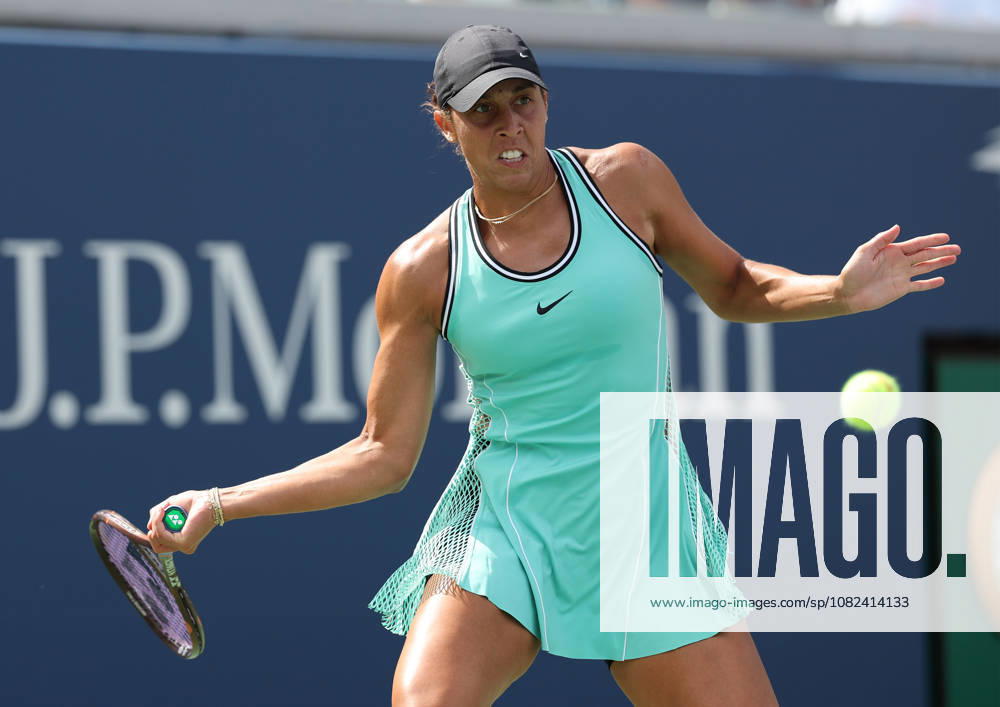 MADISON KEYS of USA during the match against Q. Zheng of China in the third round of Grand Slam tournament US Open. New York, USA. Tennis: US Open - Madison Keys - ZUMAc278 20260905_zsp_c278_027