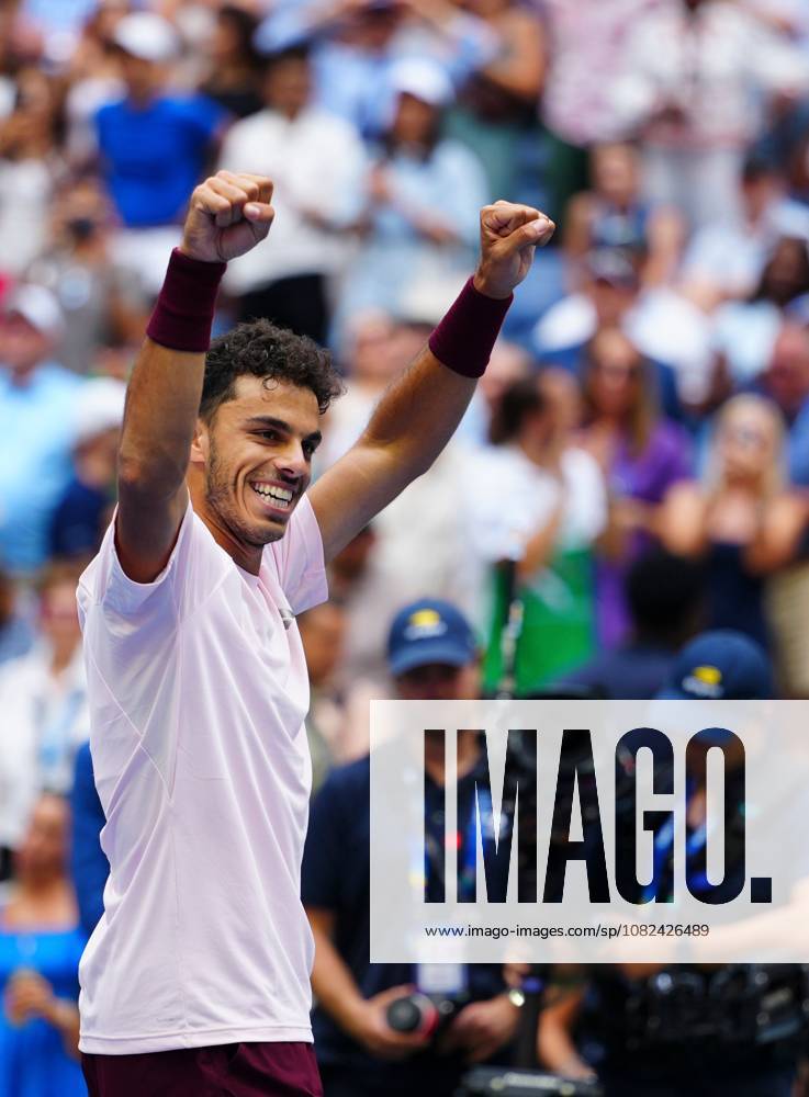 Francisco Cerundolo celebrates his five set win over Taylor Fritz after being two sets down 2026 US Open, Day Seven, USTA Billie Jean King National Tennis Center, New York, USA - 05 Sep 2026New York USTA Billie Jean King National T New York (NY) United States of America