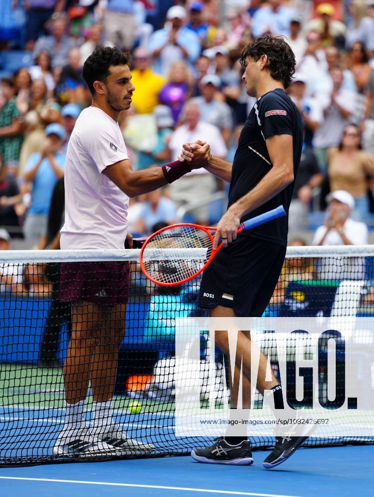 Taylor Fritz congratulates Francisco Cerundolo after his comeback from two sets down to win their third round match 2026 US Open, Day Seven, USTA Billie Jean King National Tennis Center, New York, USA - 05 Sep 2026New York USTA Billie Jean King National T New York (NY) United States of America