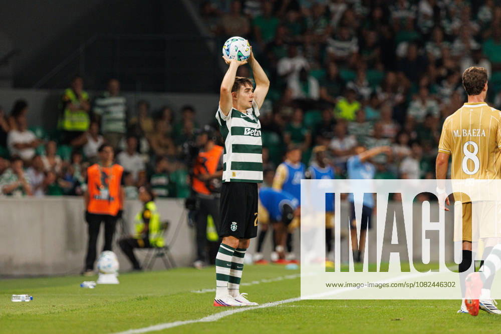 Ivan Fresneda seen during Betclic League game between teams of Sporting CP and FC Nacional in Estadio José Alvalade (Luis Loureiro Ball Raw Images) Lisboa Estadio Jose Alvalade Portugal