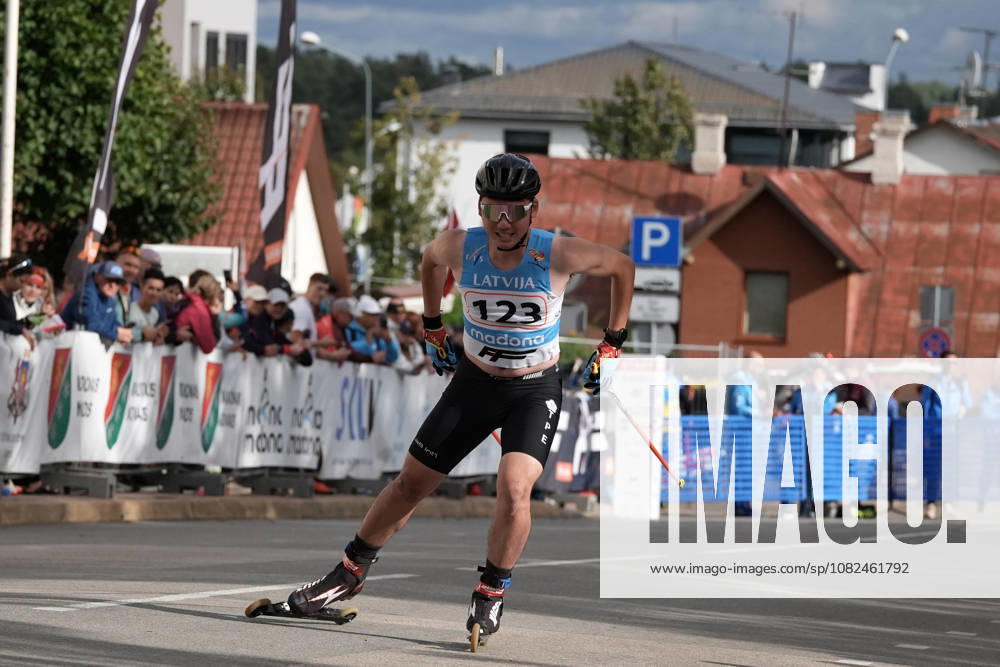 Ruei-Hong Fan of Chinese Taipei competes during the Sprint Qualification race of the FIS Rollerski World Championships 2026 in Madona, Latvia, on September 5, 2026. Madona Latvia