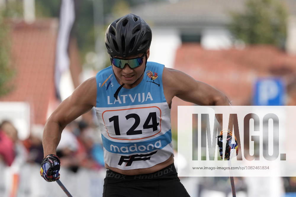 Edward Limbaga of Philippines competes during the Sprint Qualification race of the FIS Rollerski World Championships 2026 in Madona, Latvia, on September 5, 2026. Madona Latvia