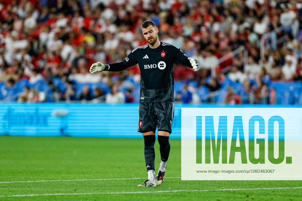 Toronto FC v Chicago Fire Luka Gavran 1 of Toronto FC looks disappointed after conceding a goal during a Major League Soccer game between Toronto FC and Chicago Fire at BMO Field in Toronto, Ontario, Canada, on September 5, 2026. Toronto Ontario Canada