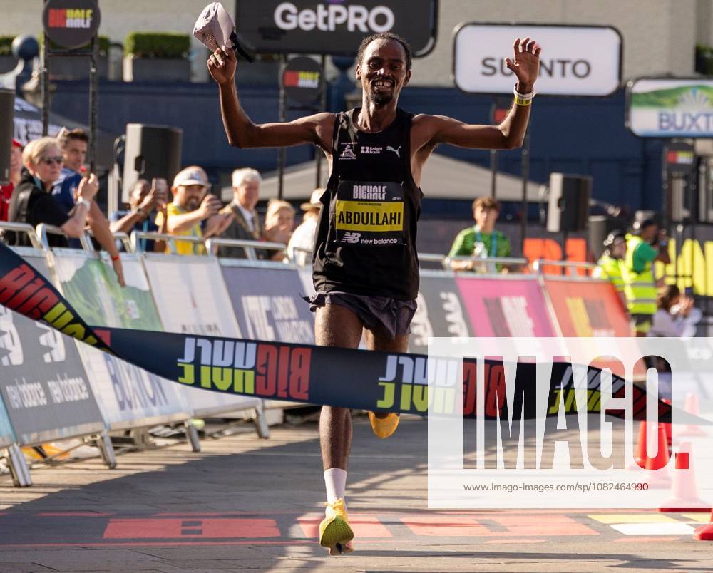 Kadar Omar Abdullahi wins the Mens Elite Race at The Big Half, Sunday 06 September 2026. Photo: Shaun Brooks for London Marathon Events. The Big Half 2026 - 06 Sep 2026