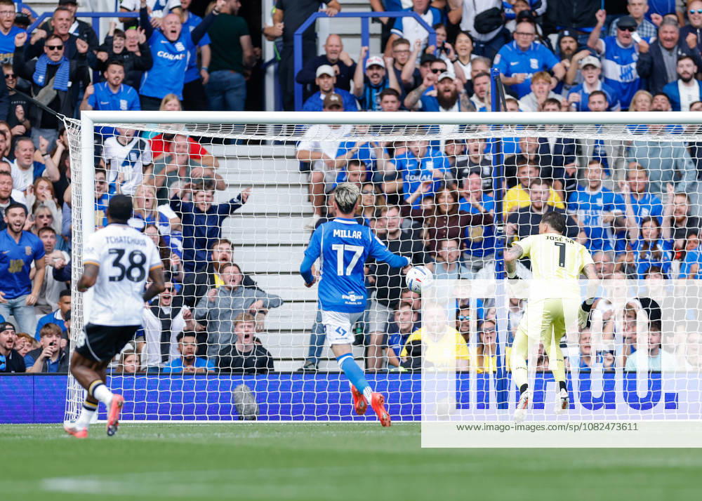 Birmingham, England, 6th September 2026. Jackson Tchatchoua of Wolverhampton Wanderers scores an own goal during the Birmingham City vs Wolverhampton Wanderers Sky Bet Championship match at St Andrews, Birmingham. Picture credit should read: Cody Froggatt Sportimage . SPI_032_CF_BIRMINGHAM_V_WOLVES SPI-4976-0032