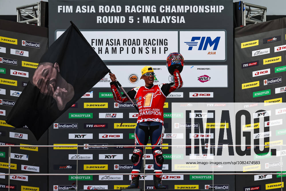 SEPANG, SGR - SEPT 06: Hafizh Syahrin Abdullah of Malaysia and JDT Racing Team celebrates after securing the the 2026 ASB1000 Overall Champion following the completion of ASB1000 Race 2 of the Asia Road Racing Championship - Round 5 Sepang on September 06, 2026 held at Sepang International Circuit in Sepang, Malaysia. (Photo by Hazrin Yeob Men Shah Icon Sportswire) AUTO: SEP 06 Asia Road Racing Championship Round 5 Icon3782609069392