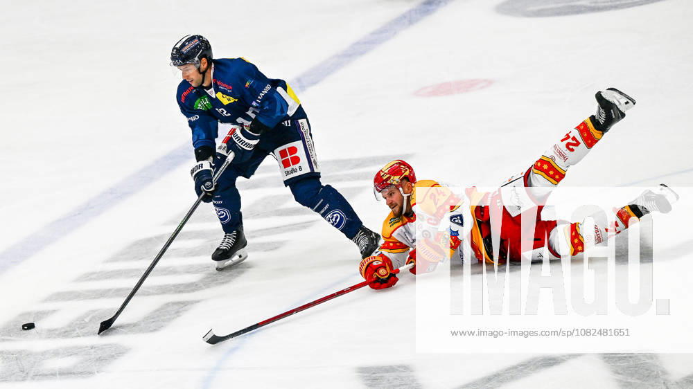 GER, Ice Hockey, Men s, Warrior Cup 2026, ESV Kaufbeuren vs. HC Ambri Piotta Tim Heed (Ambri Piotta), 72, Maximilian Renner (Kaufbeuren), 24 Kaufbeuren Energie Schwaben Arena Bavaria Germany