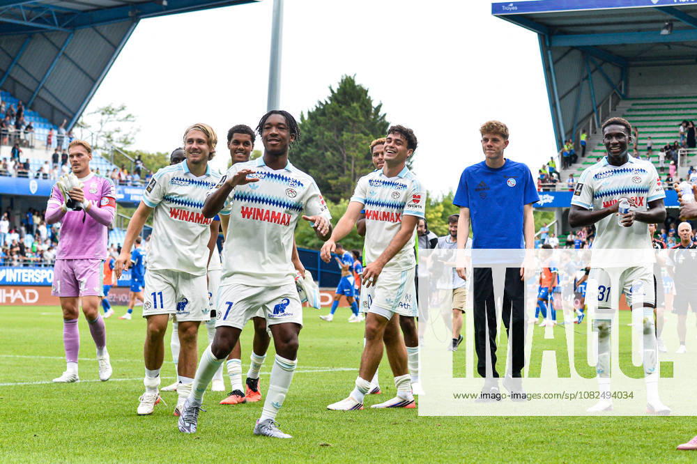Samuel Amo-Ameyaw (RC Strasbourg) Sebastien Nansi (RC Strasbourg) Diogo Sousa (RC Strasbourg)
