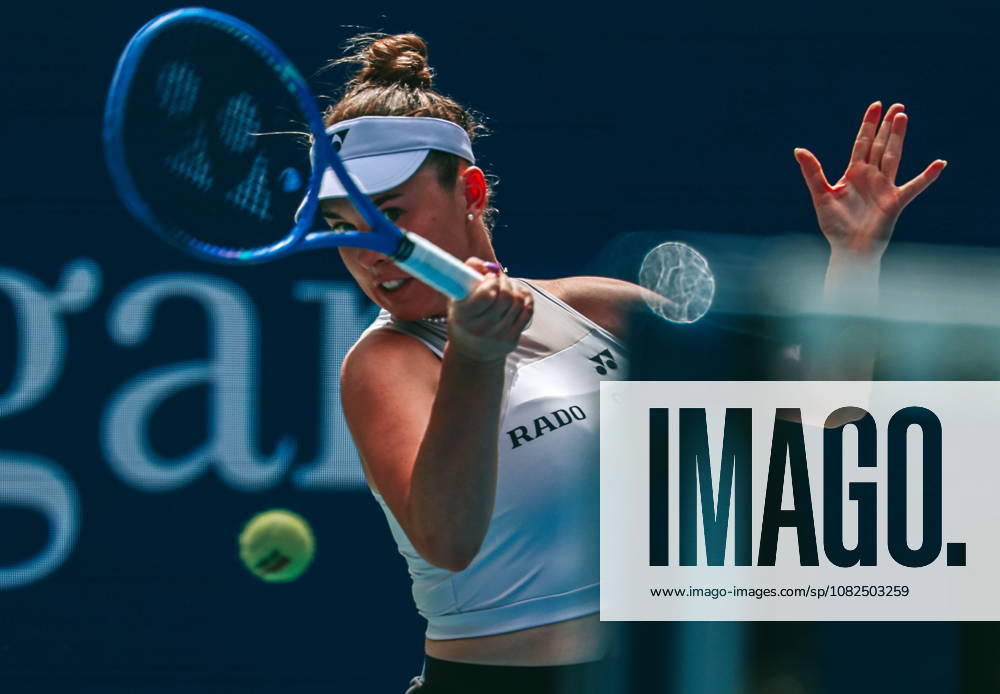 US Open tennis tournament - Day 8 Linda Noskova of Czechia in action against Marta Kostyuk of Ukraine during their Womens Singles match at the US Open Tennis Championships at the USTA Billie Jean King National Tennis Center in Flushing Meadows, New York, USA, 06 September 2026. The 2026 US Open tournament runs from 23 August through 13 September. FLUSHING MEADOWS NEW YORK United States
