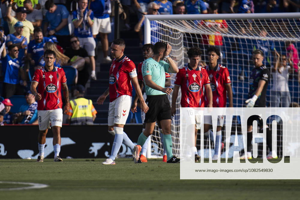 Getafe vs. Celta de Vigo, La Liga EA Sports: Iago Aspas celebrates after Martin Satriano s goal for Celta de Vigo during the La Liga EA Sports match between Getafe and Celta de Vigo at Estadio Coliseum on September 7, 2026, in Getafe, Madrid, Spain Getafe Estadio Coliseum Madrid Spain