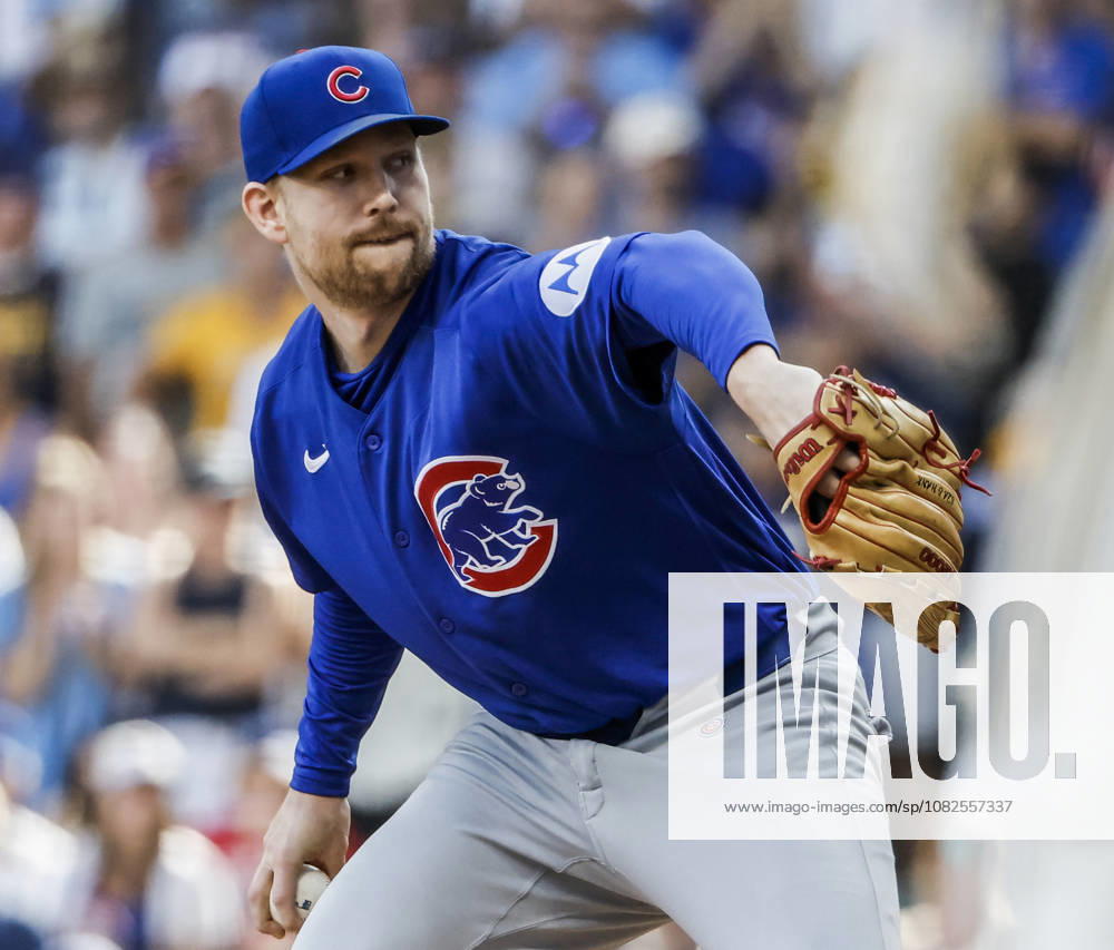 Chicago Cubs relief pitcher Ryan Zeferjahn throws in the eighth inning of the MLB, Baseball Herren, USA game between the Chicago Cubs and the Milwaukee Brewers at American Family Field in Milwaukee, Wisconsin on Monday, September 7, 2026. The Brewers defeated the Cubs 4-3. MIL20260907828 TANNENxMAURY