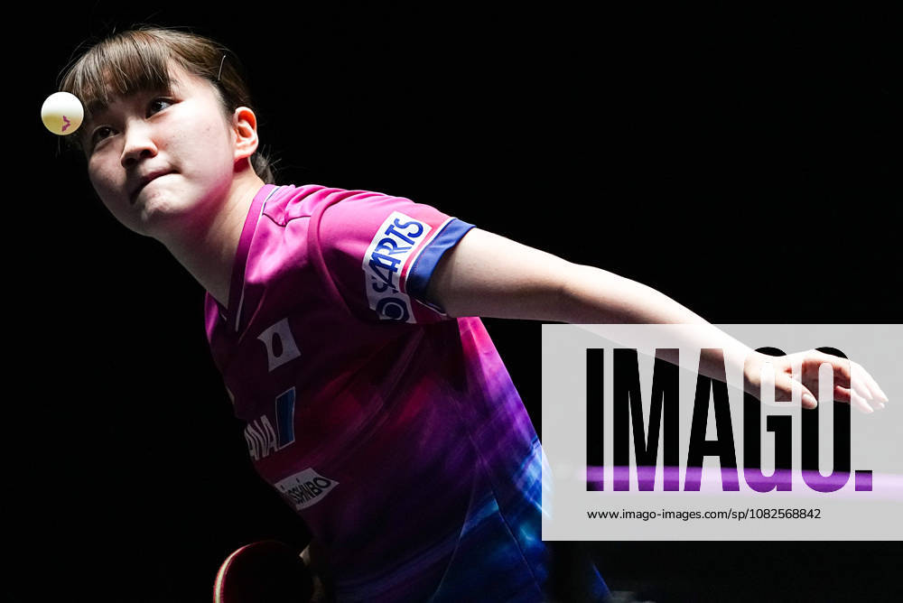 (260908) -- MACAO, Sept. 8, 2026 -- Odo Satsuki of Japan serves during the women s singles first round match between Odo Satsuki of Japan and Elizabeta Samara of Romania at the 2026 World Table tennis, Tischtennis (WTT) Champions Macao in Macao, south China, Sept. 8, 2026. Cheong Kam Ka) (SP)CHINA-MACAO-TABLE TENNIS-WTT-WOMEN S SINGLES (CN) CheongxKanxKa