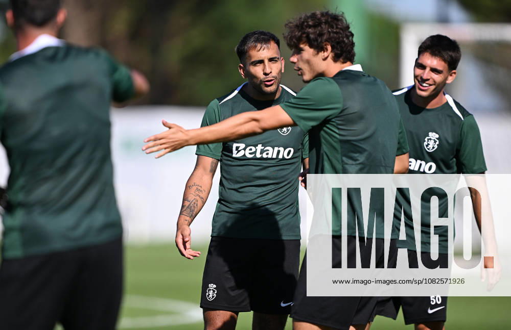 Ahead of Sporting CP - Galatasaray UEFA Champions League opener LISBON, PORTUGAL - SEPTEMBER 08: Sporting CP players attend a training session at the Cristiano Ronaldo Academy in Lisbon, Portugal on September 08, 2026, ahead of their UEFA Champions League opening match against Galatasaray. Burak Akbulut Anadolu Lisbon Portugal. Editorial use only. Please get in touch for any other usage.
