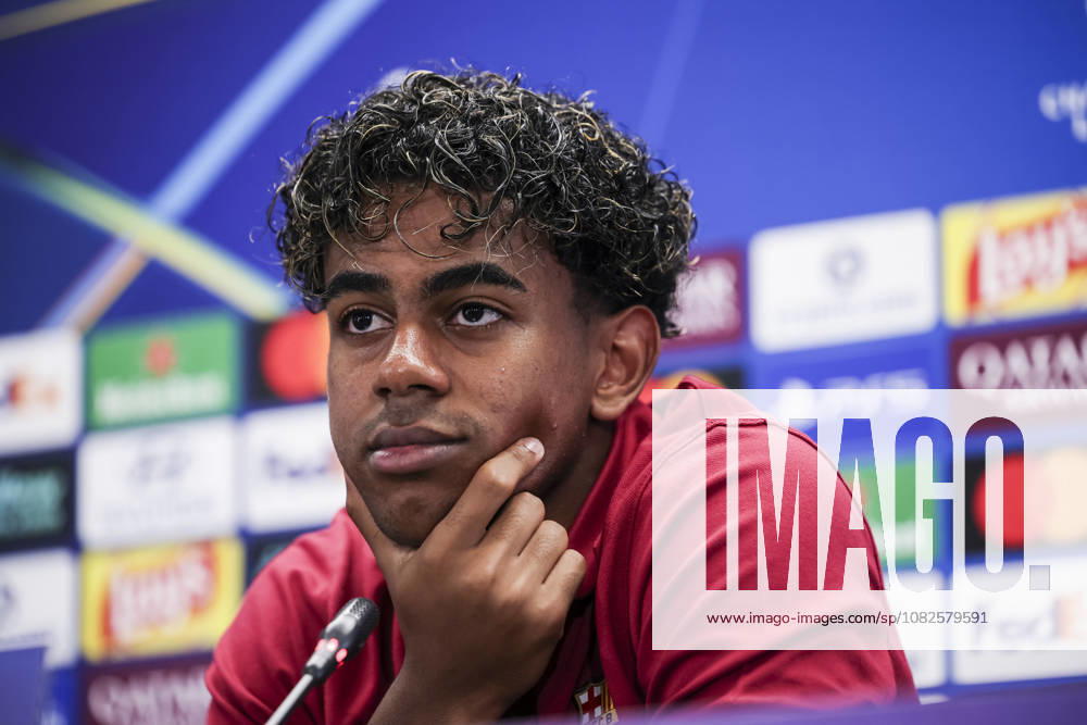 Lamine Yamal of FC Barcelona, Barca attends his press conference, PK, Pressekonferenz during the training day of FC Barcelona ahead the UEFA Champions League 2026 27, football match against Feyenoord at Ciudad Esportiva Joan Gamper on September 08, 2026 in Sant Joan Despi, Barcelona, Spain. Sant Joan Despi Spain - ZUMAa181 20260908_zaa_a181_043