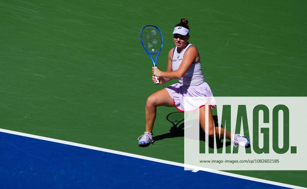Linda Noskova in quarter final action 2026 US Open, Day Ten, USTA Billie Jean King National Tennis Center, New York, USA - 08 Sep 2026New York USTA Billie Jean King National T New York (NY) United States of America