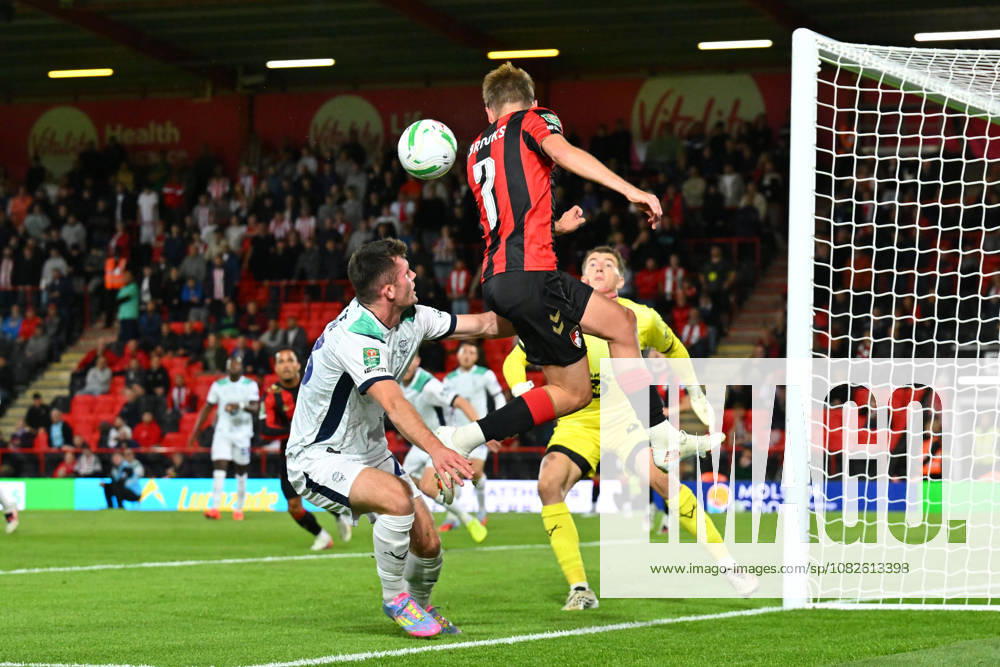 Bournemouth v Lincoln City, EFL Cup David Brooks (7) of AFC Bournemouth on the attack during the EFL Cup match between Bournemouth and Lincoln City at the Vitality Stadium, Bournemouth, UK on 8 September 2026. Bournemouth Vitality Stadium Dorset UK Editorial use only DataCo restrictions apply See www.football-dataco.com ,