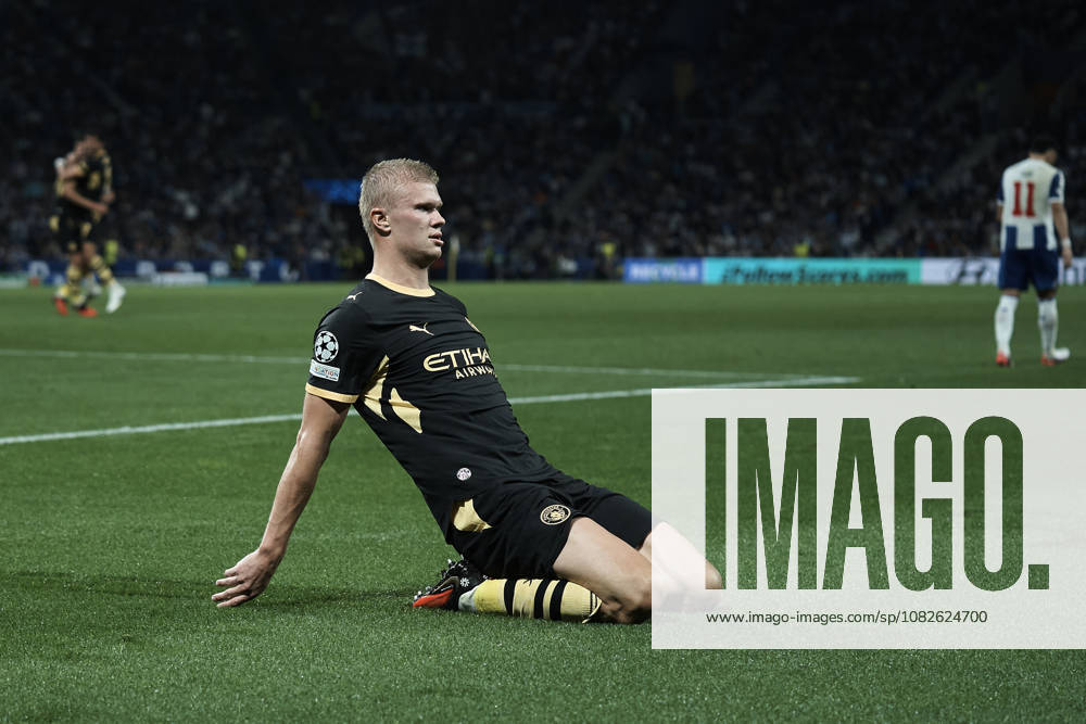 FC Porto v Manchester City - UEFA Champions League 26 27 MD1 PORTO, PORTUGAL - SEPTEMBER 8: Erling Haaland of Manchester City celebrates after scoring his team s second goal during the UEFA Champions League 26 27 match between FC Porto and Manchester City at Estadio do Dragao on September 8, 2026 in Porto, Portugal. (Photo by Diego Simon Photo Players Images Magara Press) Porto Estadio do Dragao Portugal