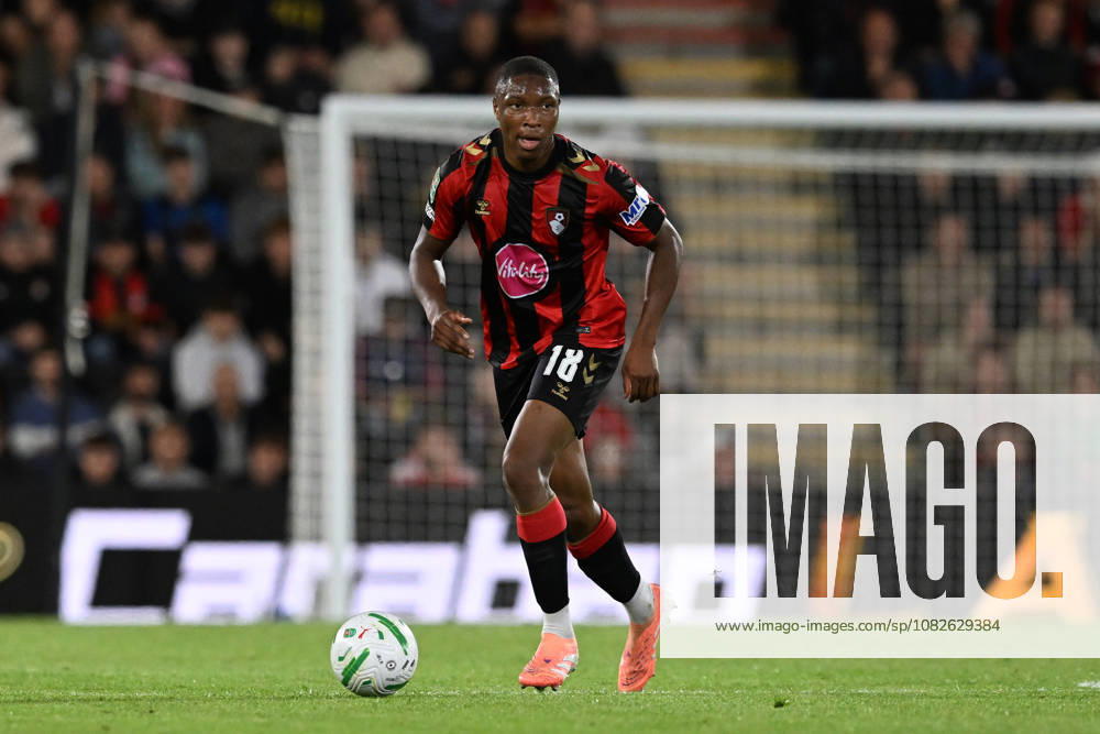 Bournemouth v Lincoln City, EFL Cup Bafode Diakite (18) of AFC Bournemouth on the attack during the EFL Cup match between Bournemouth and Lincoln City at the Vitality Stadium, Bournemouth, UK on 8 September 2026. Bournemouth Vitality Stadium Dorset UK Editorial use only DataCo restrictions apply See www.football-dataco.com ,