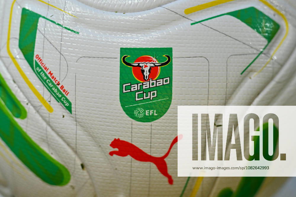 Bournemouth v Lincoln City, EFL Cup EFL Carabao Cup logo on the official match ball during the EFL Cup match between Bournemouth and Lincoln City at the Vitality Stadium, Bournemouth, UK on 8 September 2026. Bournemouth Vitality Stadium Dorset UK Editorial use only DataCo restrictions apply See www.football-dataco.com ,
