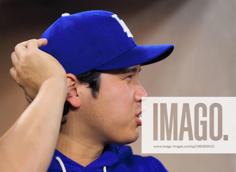 Shohei Ohtani 17 of the Los Angeles Dodgers during a regular-season MLB, Baseball Herren, USA game against the Cincinnati Reds on Tuesday September 8, 2026 at Dodger Stadium in Los Angeles, California. Ohtani was held out of the Dodgersâ€⠢ starting lineup. Dodgers defeat Reds, 3-2. JAVIER ROJAS PI Los Angeles USA - ZUMAp124 20260908_zaa_p124_017